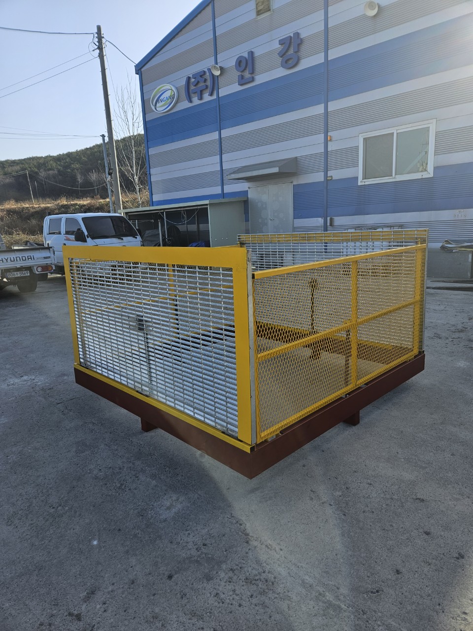 안전난간 내장형 3D System 그레이팅