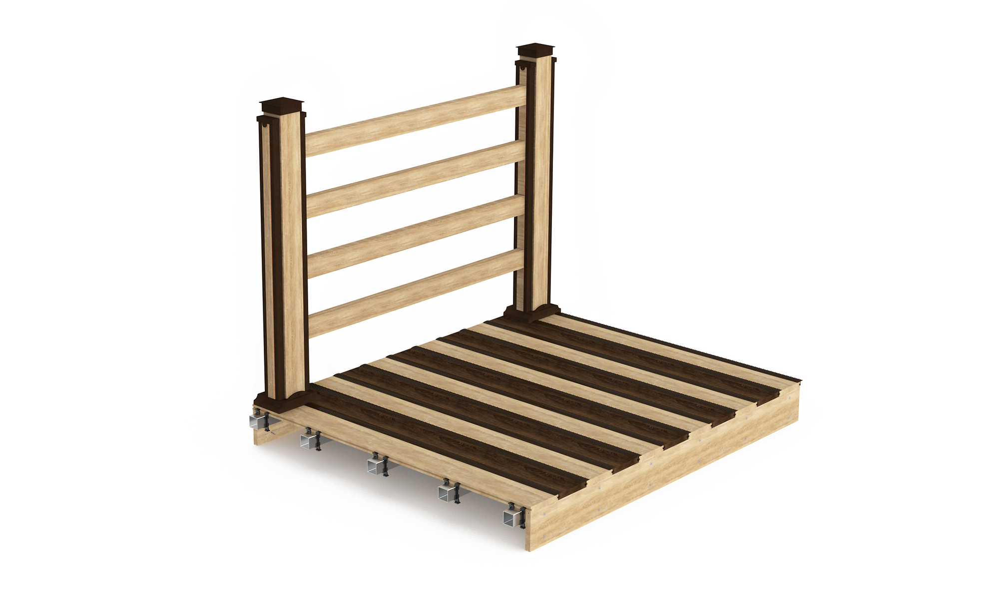 구조안전성과 미끄럼방지기능을 갖춘 데크로드 시스템