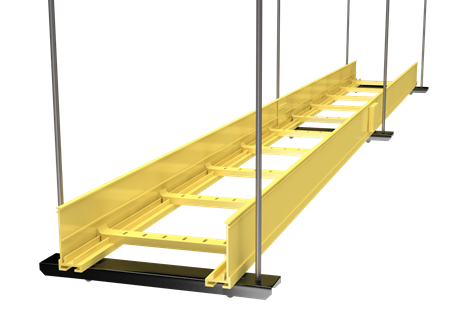 설치가 용이한  조립방식의 엔지니어링플라스틱 케이블트레이