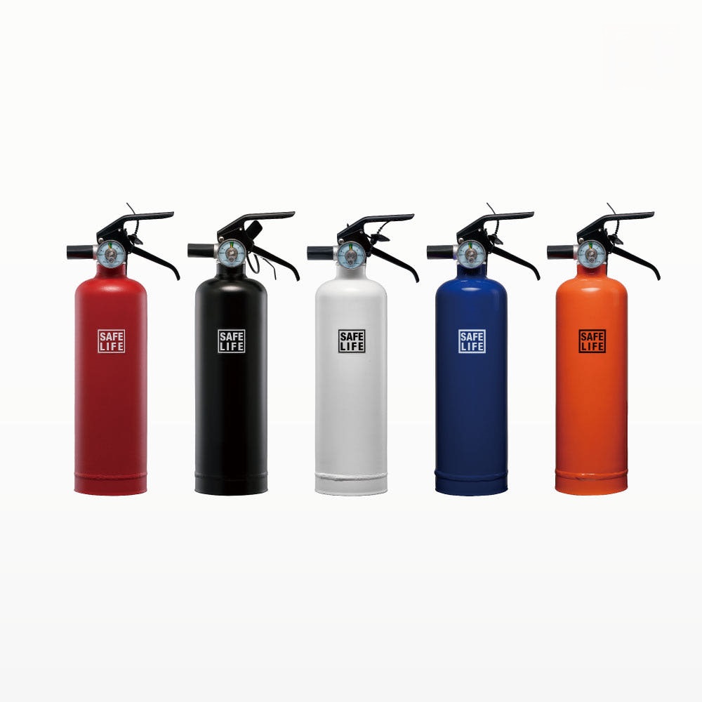 소화기용 약제 분사노즐 ,차량용 매트고정형 소화기