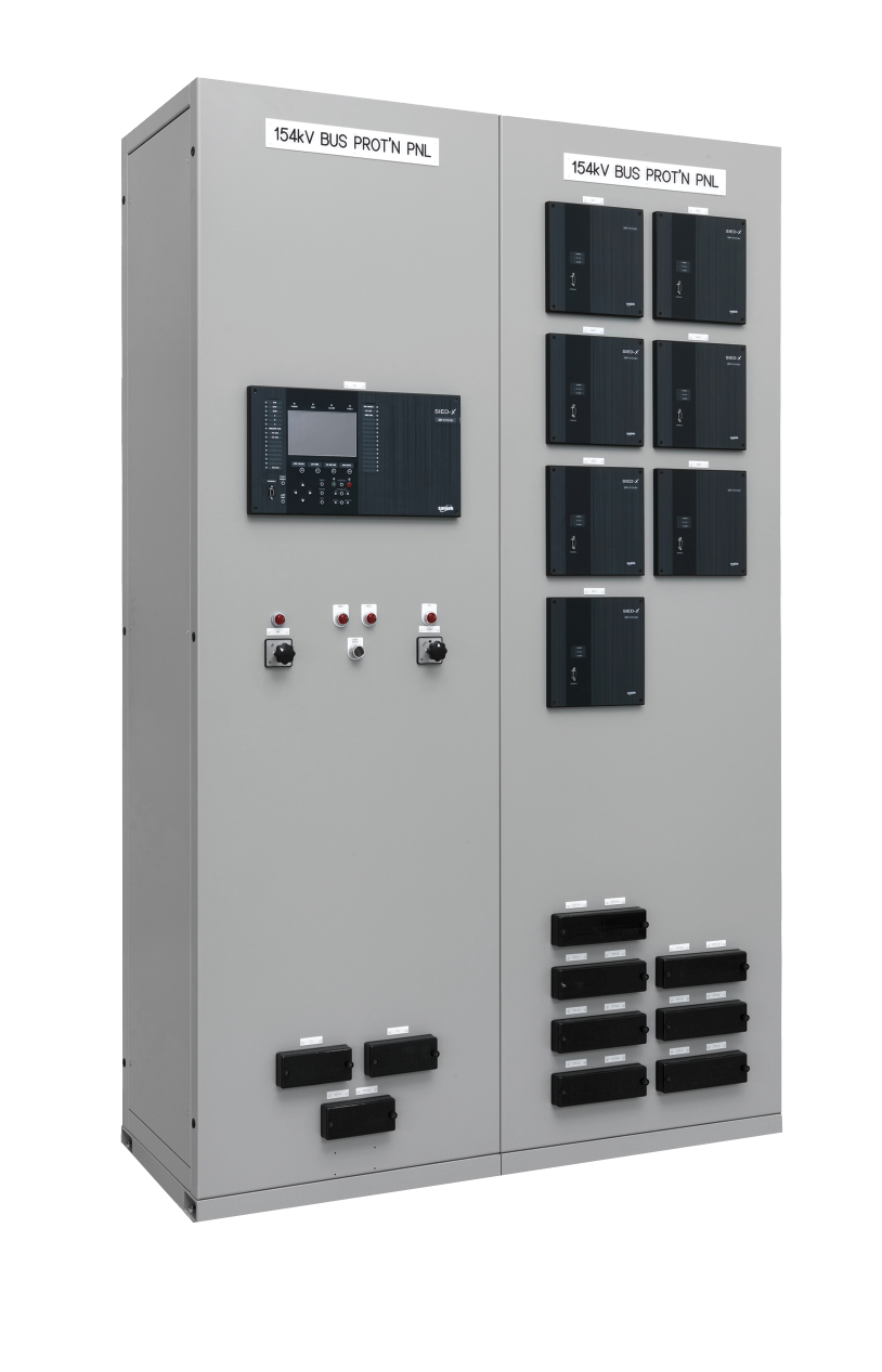 동기화기술 기반 154kV 모선 보호반