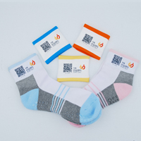 치매안심센터, 보호자연락처가 연동된QR코드 삽입형 치매환자 실종예방양말