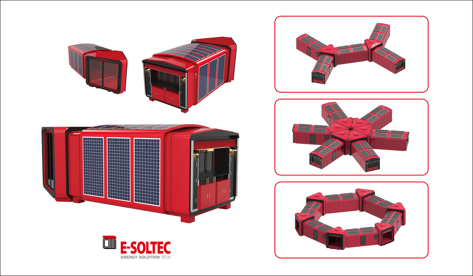 확장 전개가 가능한 다목적 모듈러 컨테이너 하우스