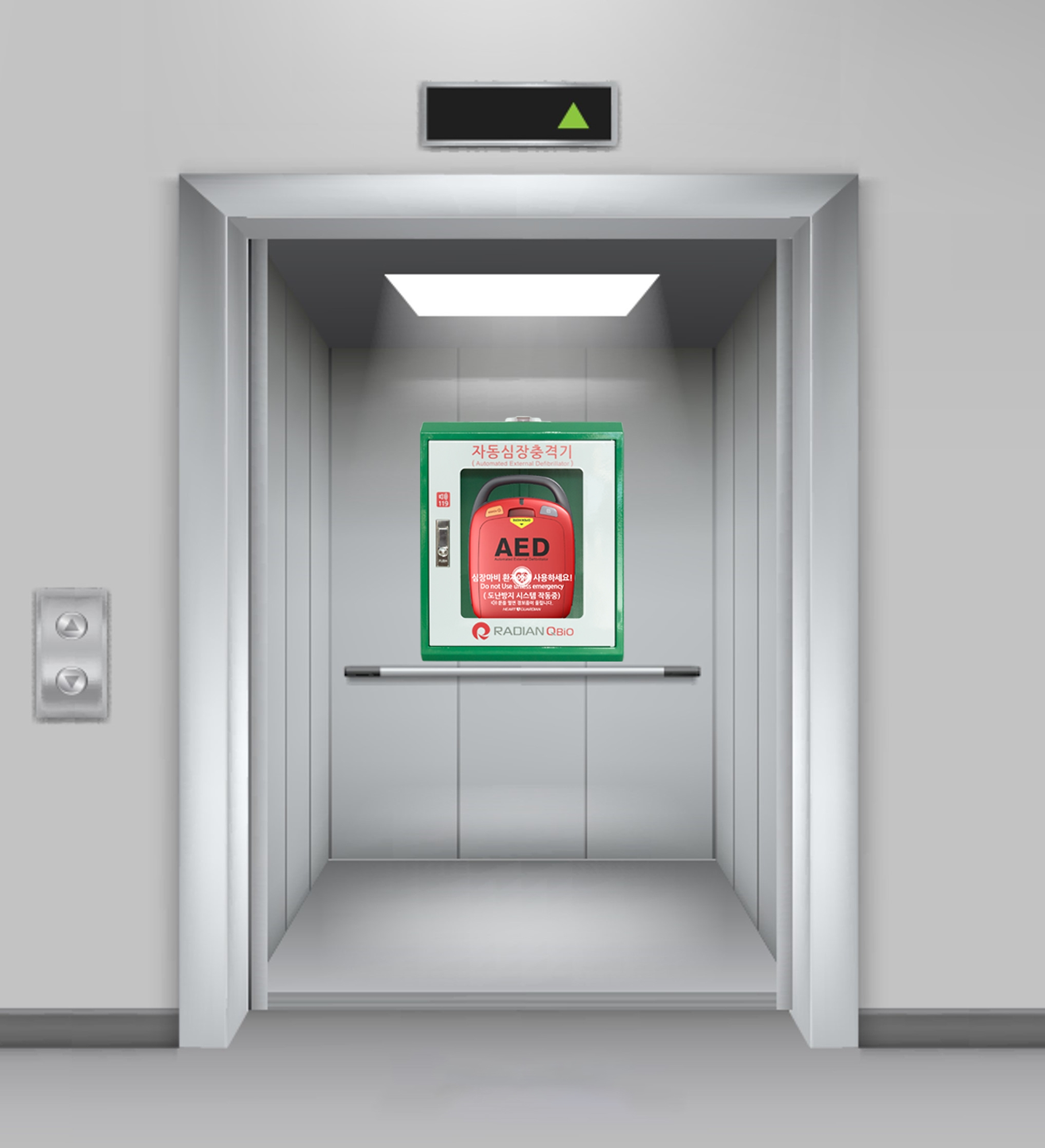 엘리베이터 제세동기 시스템